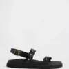 Slingback-sandaler med nitar för barn