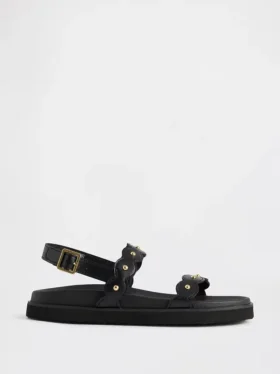 Slingback-sandaler med nitar för barn