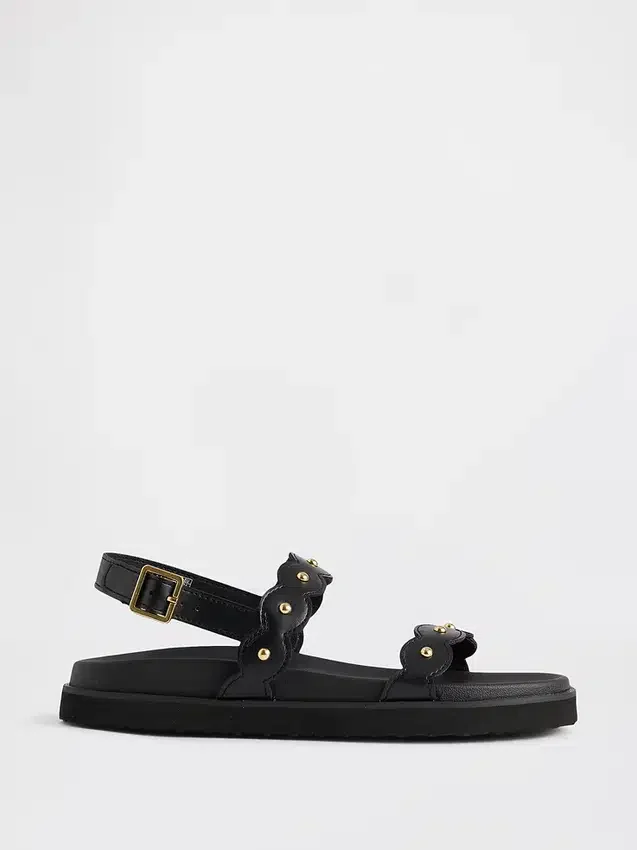 Slingback-sandaler med nitar för barn
