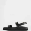Slingback-sandaler med nitar för barn