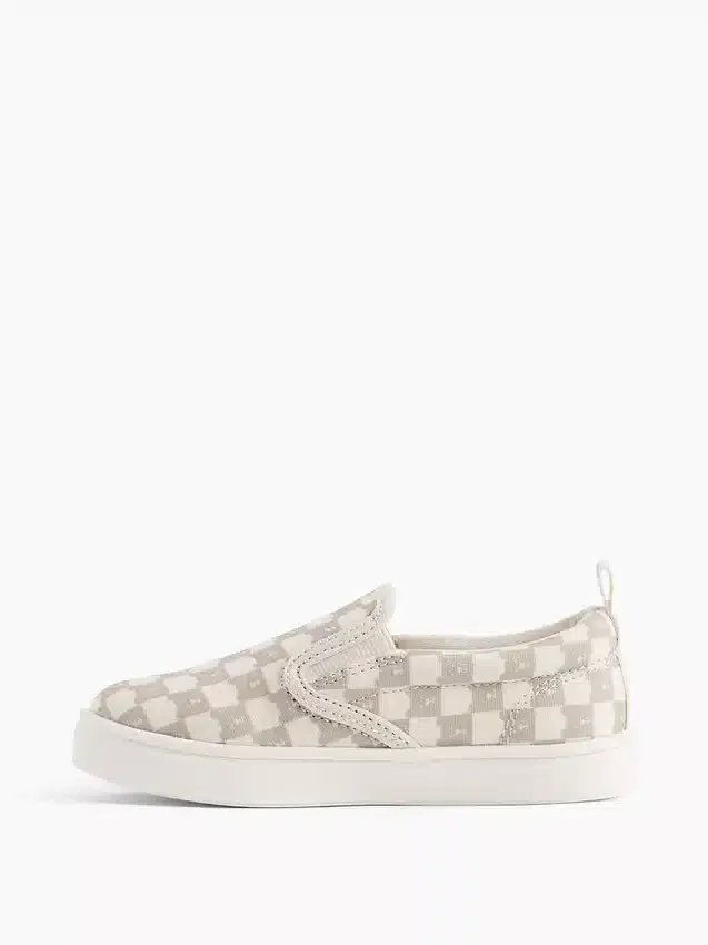 Slip-on-sneakers i canvas för småbarn med Brannan Bear-motiv