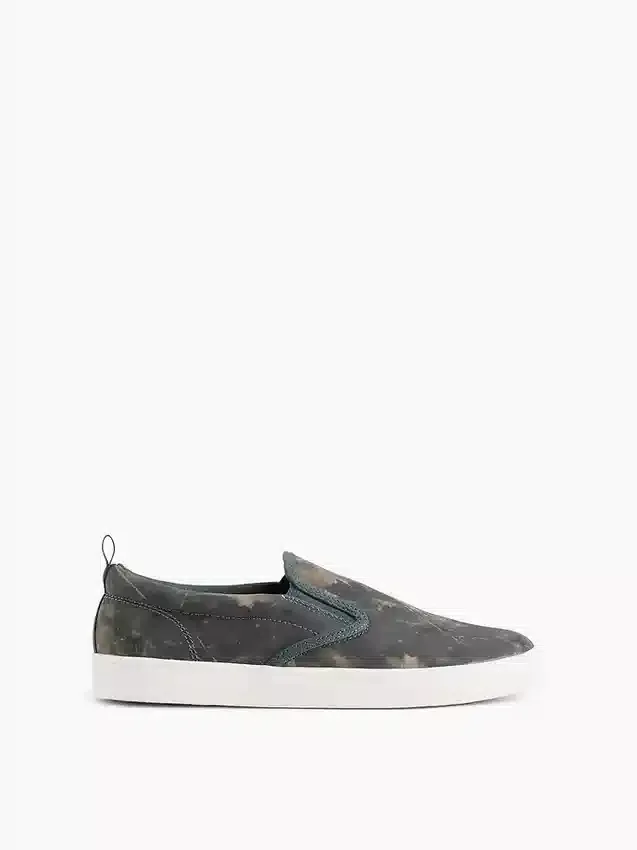 Slip-on-sneakers i canvas med kamouflage för barn