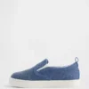 Slip-on-sneakers i denim för småbarn med Brannan Bear
