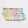 Slouchy Varsity-strumpor i kvartslängd för barn (7-pack)