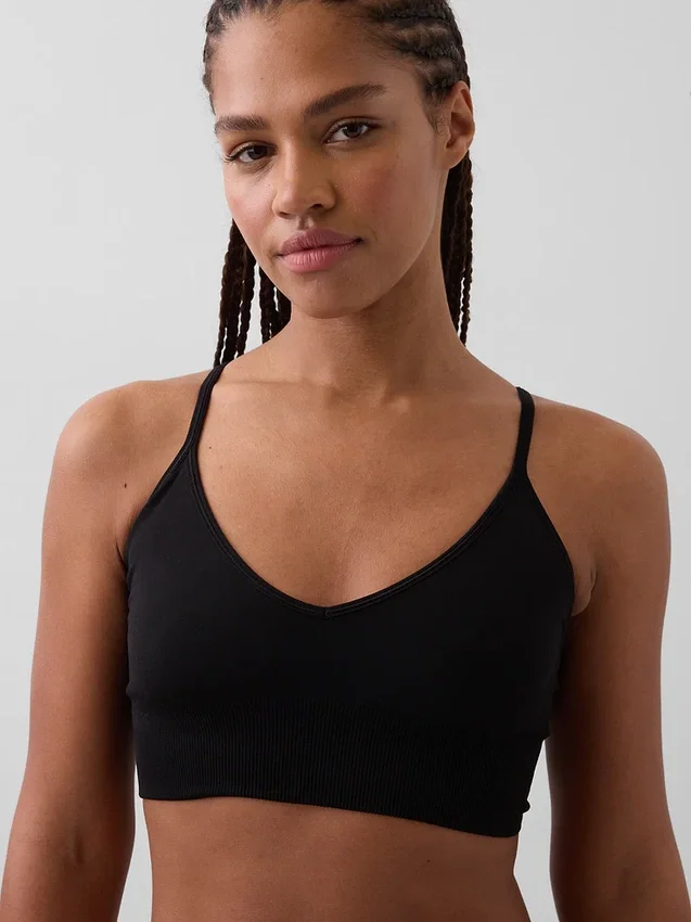 Sömlös bralette med djup urringning