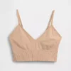 Sömlös bralette med djup urringning