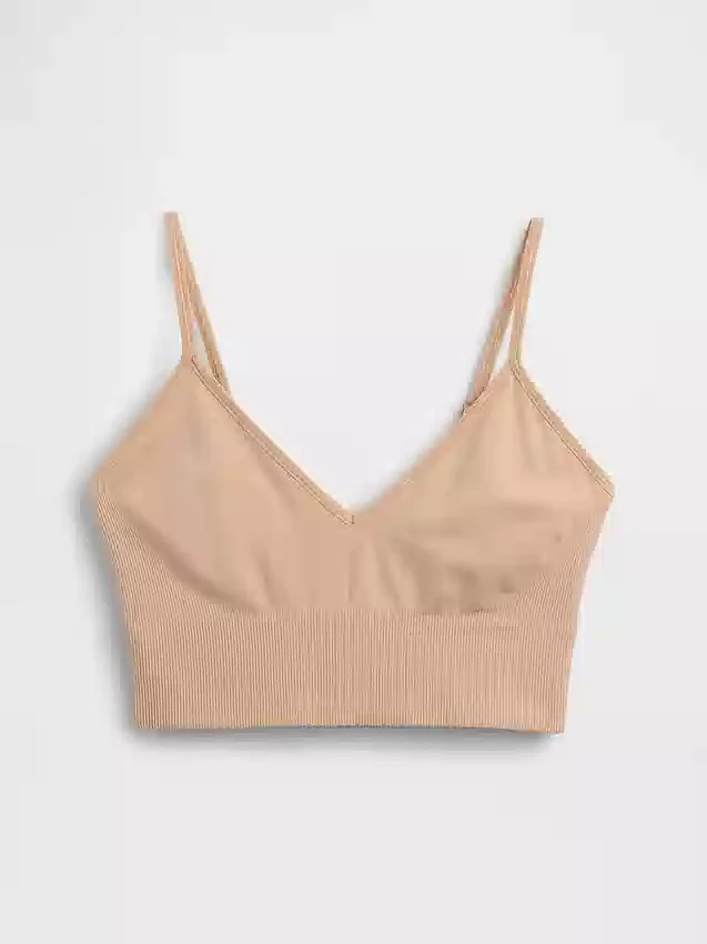 Sömlös bralette med djup urringning
