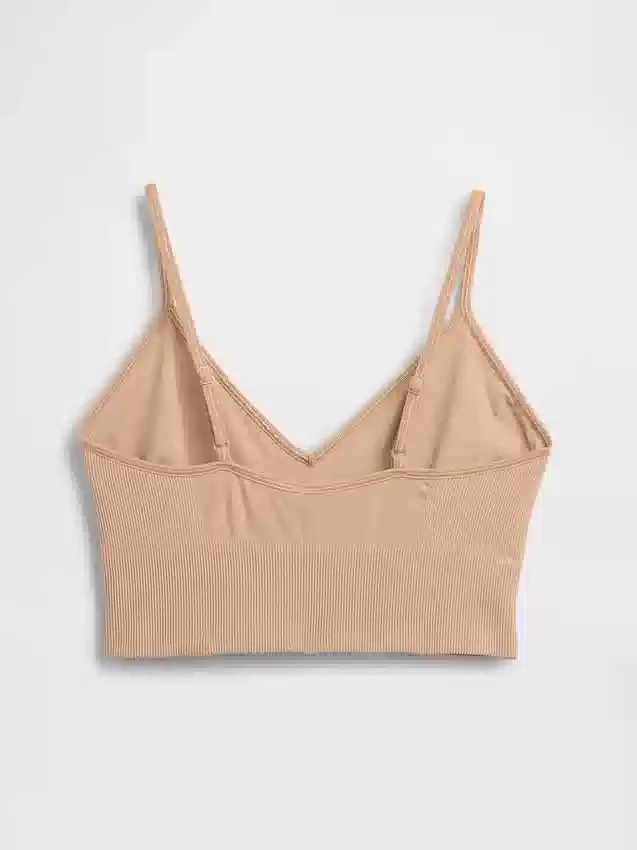 Sömlös bralette med djup urringning