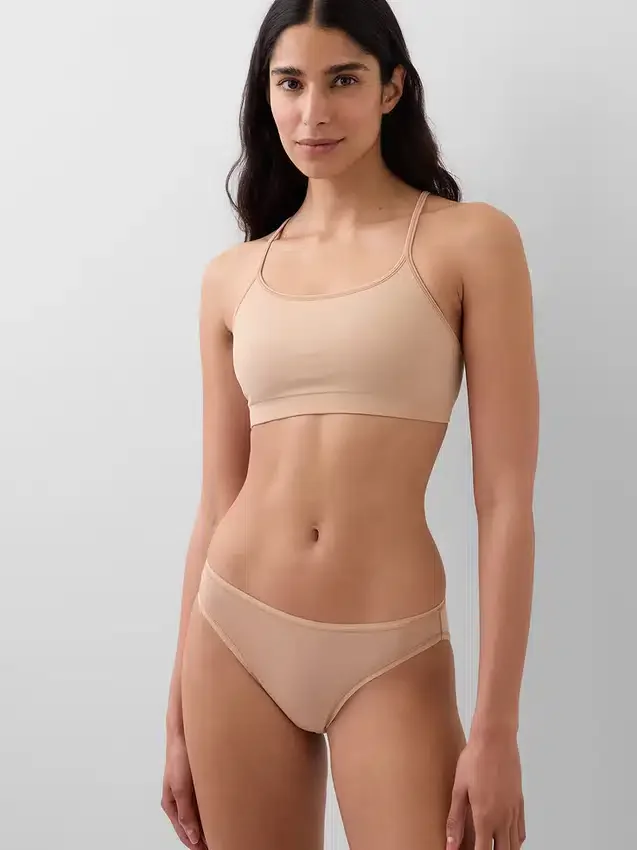 Sömlös bralette med racerrygg