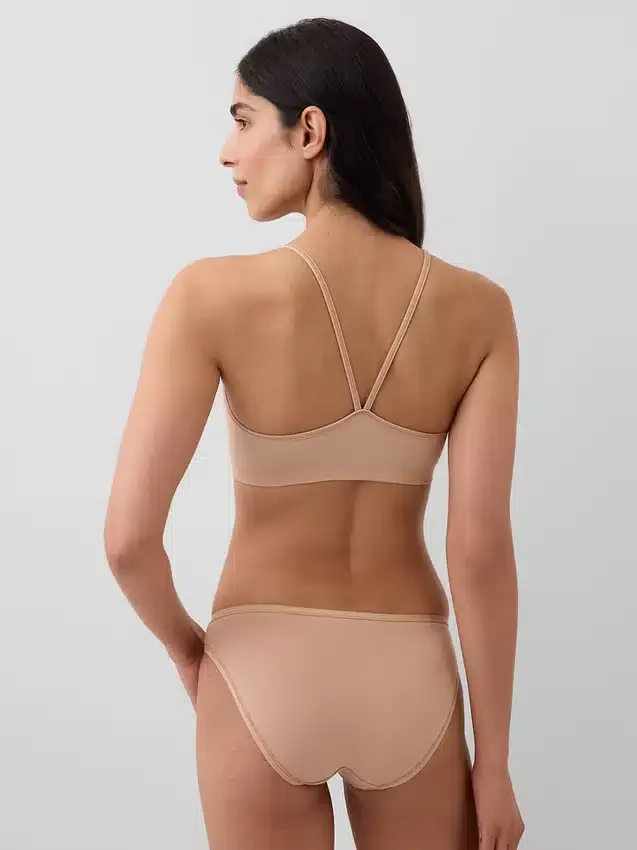 Sömlös bralette med racerrygg