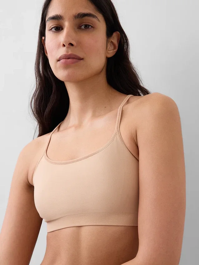 Sömlös bralette med racerrygg