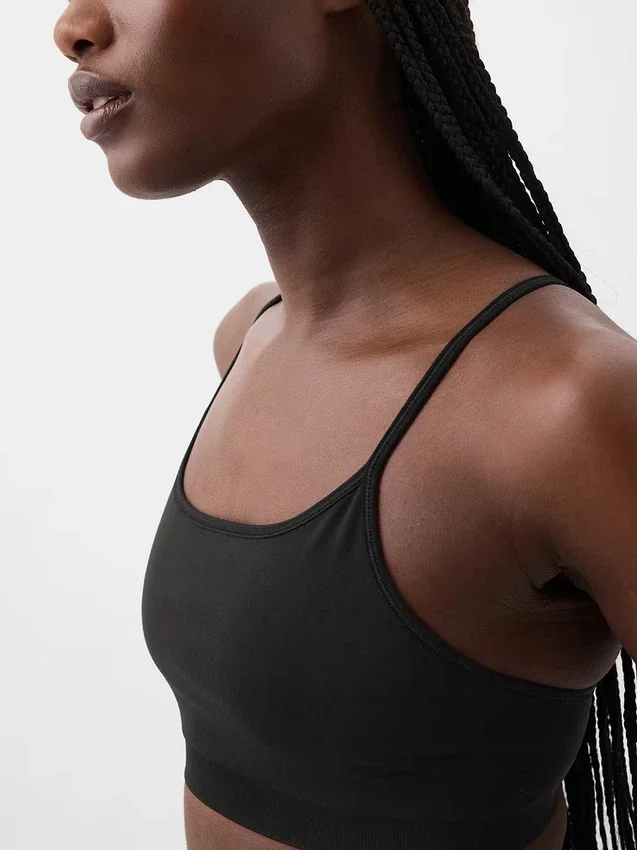 Sömlös bralette med racerrygg