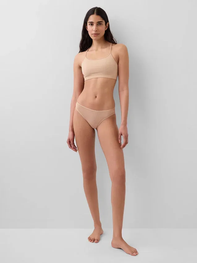 Sömlös bralette med racerrygg