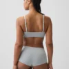Sömlös, ribbad triangel-bralette