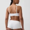 Sömlös, ribbad triangel-bralette