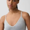 Sömlös, ribbad triangel-bralette