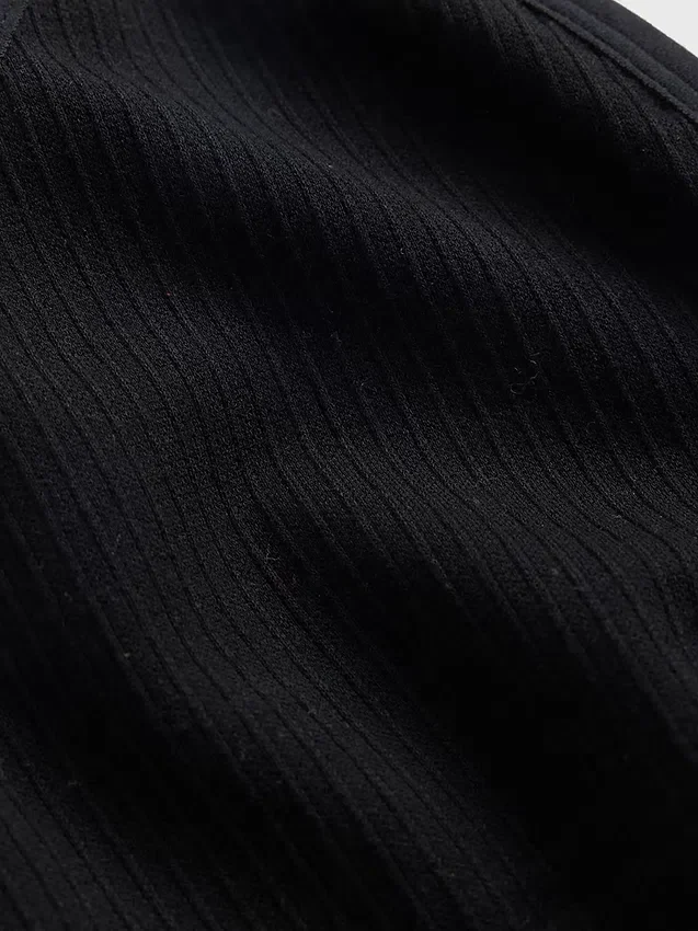 Sömlös, ribbad triangel-bralette