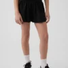 Snabbtorkande löparshorts med fjärilskant för barn