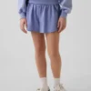 Snabbtorkande löparshorts med fjärilskant för barn