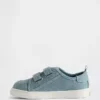 Sneakers i canvas och denim för småbarn