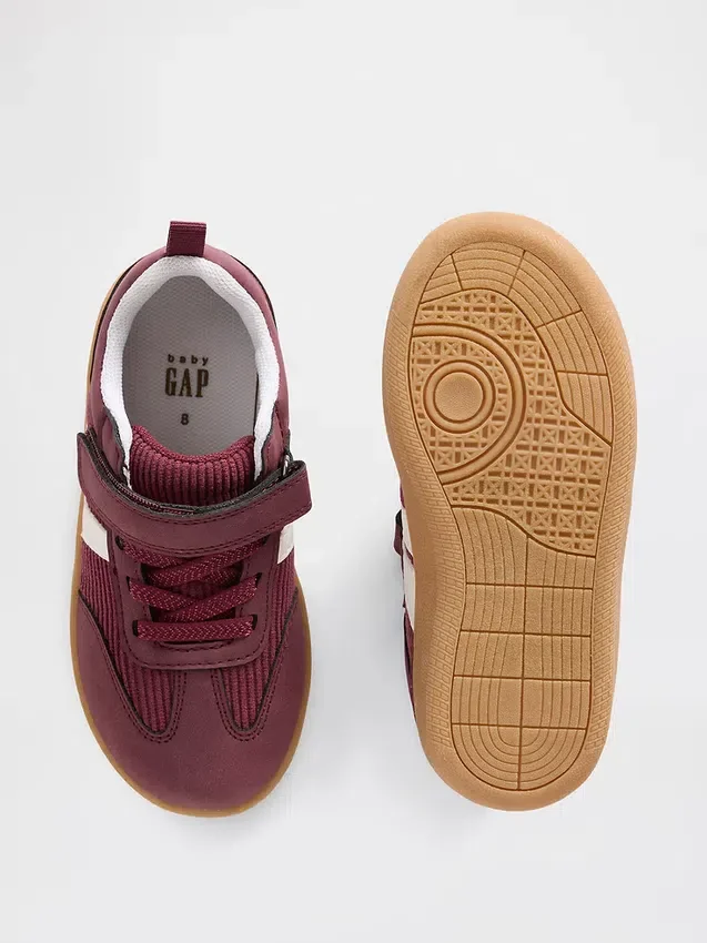 Sneakers i corduroy för småbarn