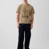 Snoopy Mojave T-shirt med grafiskt tryck i avslappnad passform