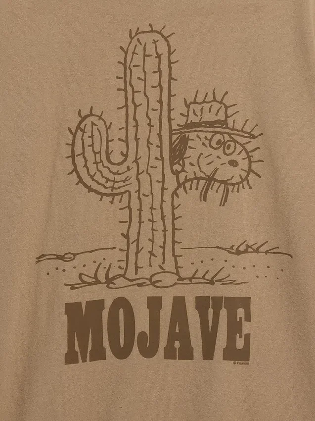Snoopy Mojave T-shirt med grafiskt tryck i avslappnad passform
