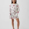 Snoopy-pyjamas i återvunnet material för barn – Shorts