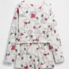 Snoopy-pyjamas i återvunnet material för barn – Shorts
