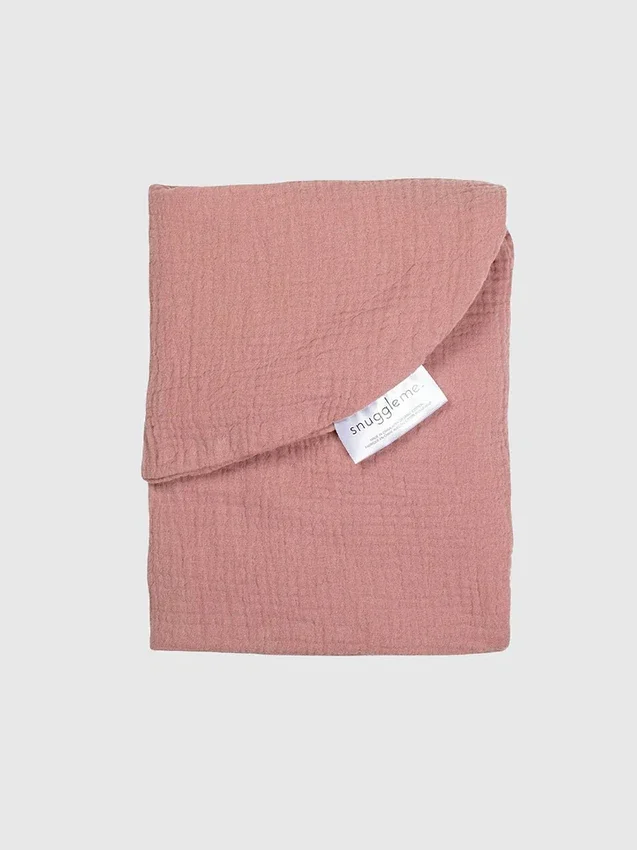 Snuggle Me Lounger Curve-överdrag i muslin