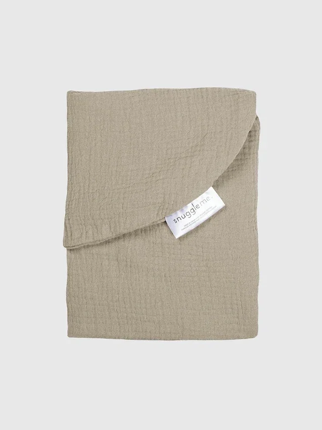 Snuggle Me Lounger Curve-överdrag i muslin