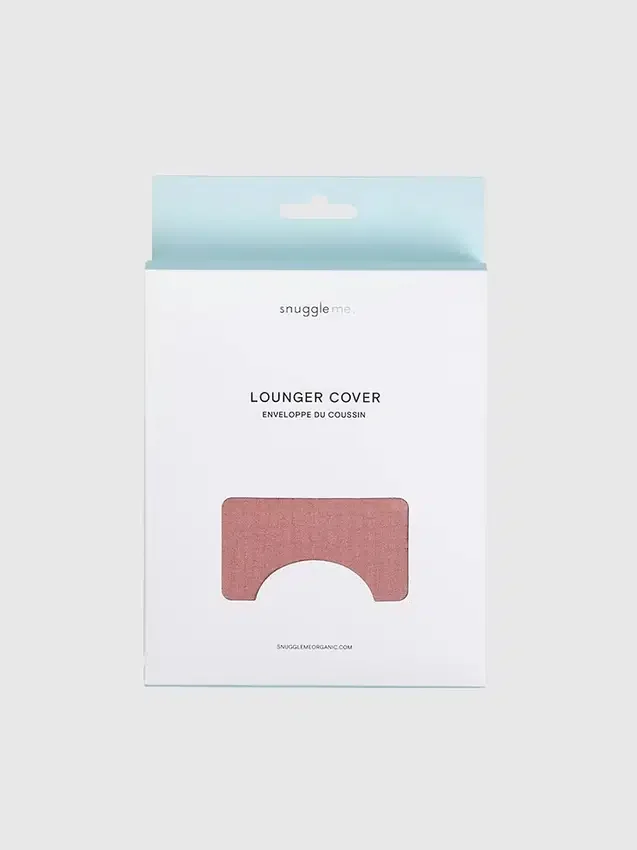 Snuggle Me Lounger Curve-överdrag i muslin