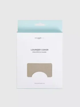 Snuggle Me Lounger Curve-överdrag i muslin