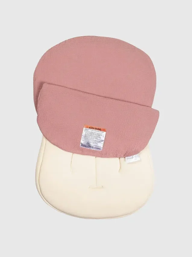 Snuggle Me Lounger Curve-överdrag i muslin