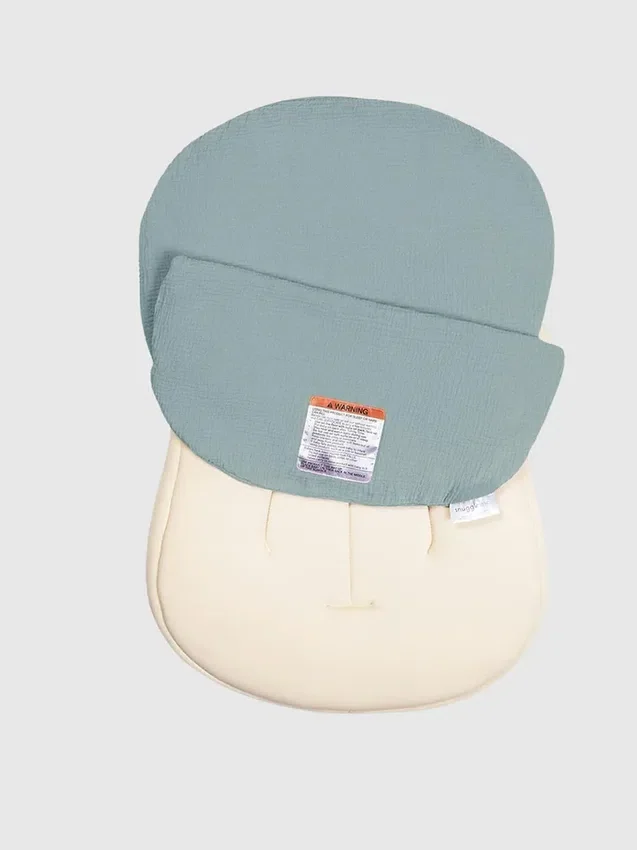 Snuggle Me Lounger Curve-överdrag i muslin