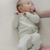 Snuggle Me Lounger Curve-överdrag i muslin