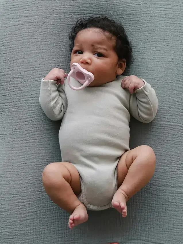 Snuggle Me Lounger Curve-överdrag i muslin