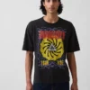 Soundgarden T-shirt med tryck i kraftig bomullsjersey och kort passform
