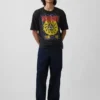 Soundgarden T-shirt med tryck i kraftig bomullsjersey och kort passform