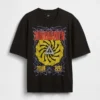 Soundgarden T-shirt med tryck i kraftig bomullsjersey och kort passform