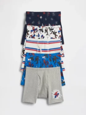 Spider-Man-boxershorts i ekologisk stretchbomull för barn (5-pack)