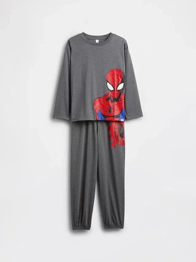 Spider-Man-pyjamas med joggingsbyxor i återvunnet material för barn