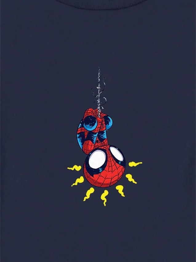 Spider-Man-T-shirt med retroklassiskt tryck för småbarn
