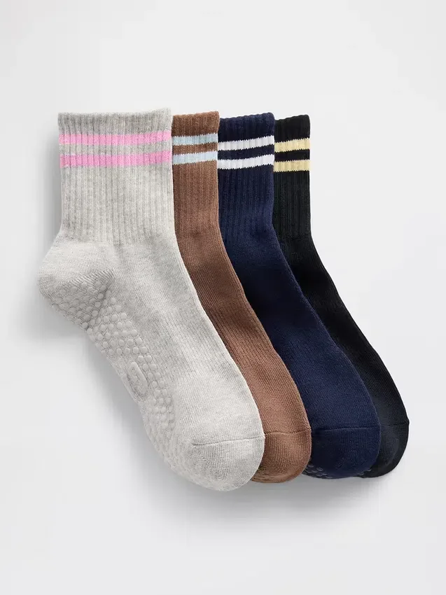 Sportiga halvhöga strumpor (4-pack)