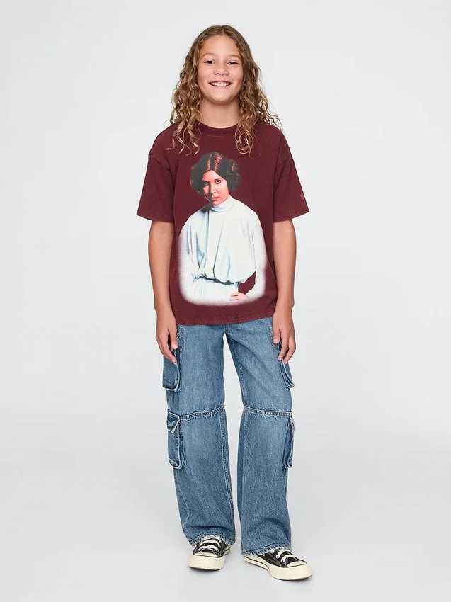 Star Wars-T-shirt med tryck för barn