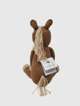 Stickad hästleksak