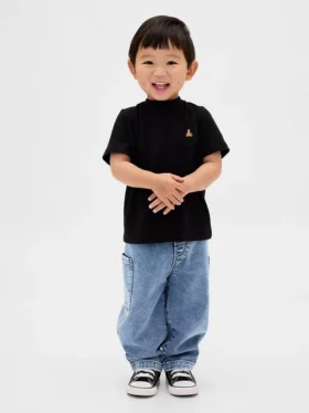 Stickade barreljeans för Baby & Småbarn