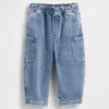Stickade barreljeans för Baby & Småbarn