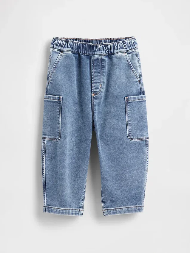 Stickade barreljeans för Baby & Småbarn