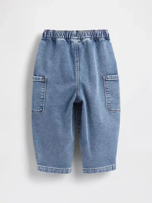 Stickade barreljeans för Baby & Småbarn